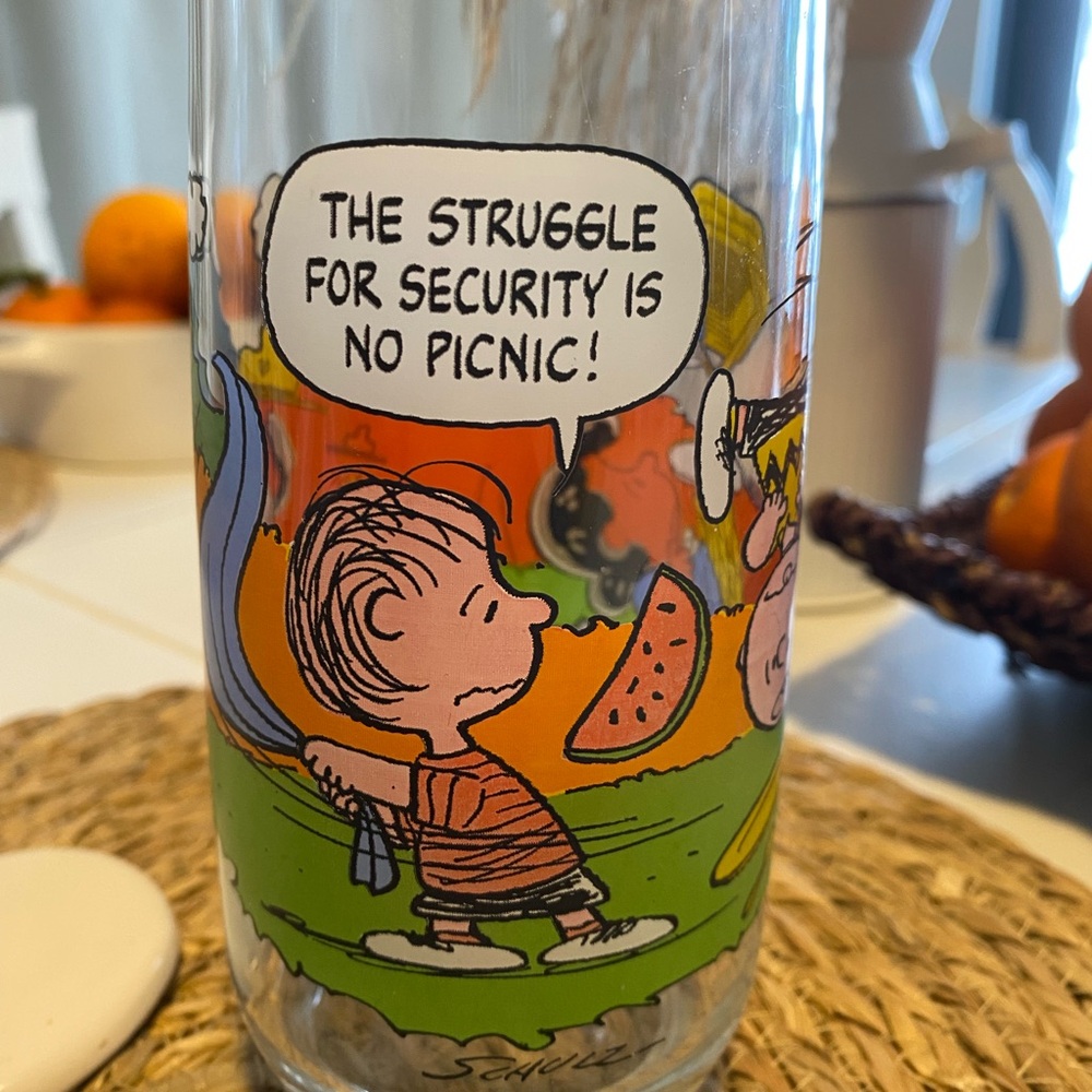 This is a vintage 1983 McDonald's "Camp Snoopy Collection"